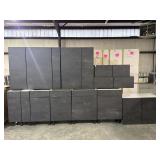 14pc Nobilia Black Concrete Galley Set