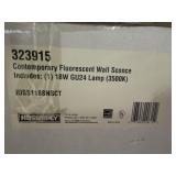 FLUORESCENT WALL SCONCE