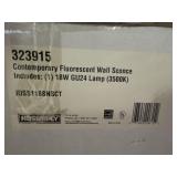 FLUORESCENT WALL SCONCE