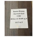 [663sft] 8MM BAYMOUTH BLUFF LAMINATE
