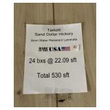 [530sft] 8MM SAND DOLLAR HICKORY LAMINATE