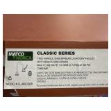 MATCO TWO HANDLE CHROME LAVATORY FAUCET