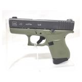 GLOCK 43 9 MM SEMI AUTOMATIC PISTOL