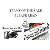 TERMS AND CONDITIONS - PLEASE READ!!!
