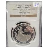 GEORGE T. MORGAN $100 UNION - PROPOSED DESIGN 1876