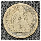 1839-O SEATED LIBERTY DIME