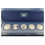 2011 25TH ANNIV. SILVER EAGLE 5 COIN SET