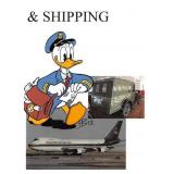 SHIPPING:  ANY ITEMS NEEDING TO BE SHIPPED WILL BE