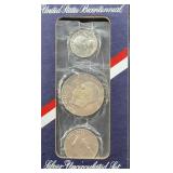 U.S. BICENTENNIAL SILVER UNC COIN SET