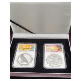 2016 AMERICAN SILVER EAGLE AND 2016P AUSTRALIA