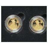 2021-W AMERICAN EAGLE - 2 COIN SET - EACH COIN IS