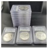 SET OF 15 - AMERICAN HEROES EDITION SILVER COINS