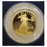 2007 AMERICAN EAGLE 1/10 OZ GOLD PROOF COIN -