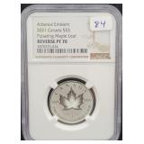 2021 CANADA SILVER $3 COIN - ARBOREAL EMBLEM -