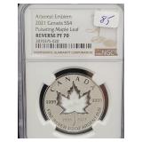 2021 CANADA SILVER $4 COIN - ARBOREAL EMBLEM -