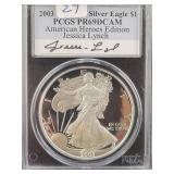 2003 SILVER EAGLE - AMERICAN HEROES EDITION -