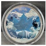 2024 CANADA AVALANCE MAPLE LEAF SILVER ROUND -