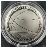 2020 BASKETBALL HALL OF FAME PROOF SILVER DOLLAR