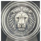 THE AFRICAN BIG FIVE "LION" 5 OZ SILVER COIN