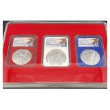 2023 3 SILVER EAGLE SET EARLY RELEASES