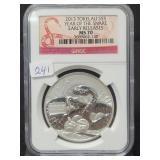 2013 TOKELAU SILVER - YEAR OF THE SNAKE - EARLY