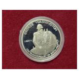 GEORGE WASHINGTON COMM. SILVER PROOF HALF DOLLAR