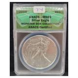 2019 SILVER EAGLE - MONSTER BOX COLLECTION -