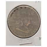 1948 FRANKLIN SILVER HALF DOLLAR