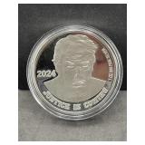 2024 TRUMP "JUSTICE IS COMING" 1 OZ SILVER ROUND