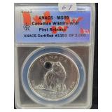 2011 SILVER CANADIAN $5 COIN - CANADIAN WILDLIFE -