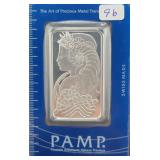 PAMP 1 OZ SILVER INGOT - SUISSE
