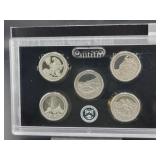 2012 SILVER PROOF AMERICA THE BEAUTIFUL QUARTERS