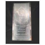 SCOTTSDALE 100 TROY OZ. 999 FNE SILVER BAR -