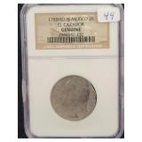 1783MA FF MEXICO 2R - EL CAZADOR - NGC: GENUINE -