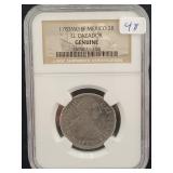 1783MO FF MEXICO 2R - EL CAZADOR - NGC: GENUINE