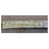 MURDER MOUNTAIN MEDALS LONG SILVER BAR 92.2 GR