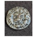 LION HEAD SILVER ROUND 82.2 GRAMS .999 FINE SILVER