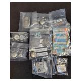 LHB (14) SILVER PIECES COMBINED TOTAL APPROX 200GR