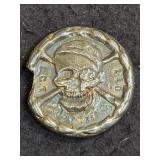 PIRATE SILVER ROUND 61.8 GRAMS .999 FINE SILVER