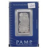 PAMP SUISSE 1 OZ PLATINUM INGOT - 999.5 FINE