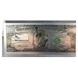 MS. LIBERTY 1 MILLION DOLLAR FOIL NOTE W/ 5 GM