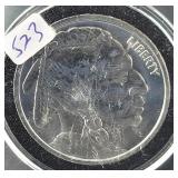 BUFFALO 1 OZ SILVER ROUND