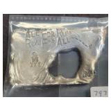 LHB 2.2 OZ "ALL FOR RUM, RUM FOR ALL" SILVER BAR