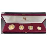 2019 AMERICAN EAGLE PROOF 4 GOLD COIN SET