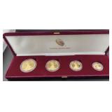 2019 AMERICAN EAGLE PROOF 4 GOLD COIN SET