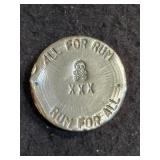 LHB 1.4 OZ "ALL FOR RUM, RUM FOR ALL" SILVER ROUND