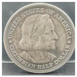 1982 COLOMBIAN EXPO HALF-DOLLAR W/ COA