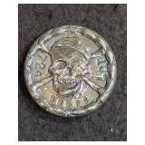 PIRATE SILVER ROUND 73.5 GRAMS .999 FINE SILVER
