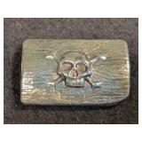 SILVER TREASURE CHEST BAR 100.0GR .999 FINE SILVER