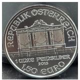 2015 AUSTRIA 1 OZ SILVER ROUND